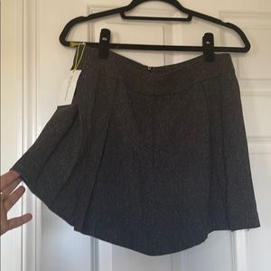 BGBG Lined Tweed Skater Skirt